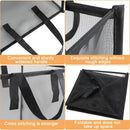 Axyaa Double-Layer Mesh Laundry Basket with Handles for Travel, Dorm & Home