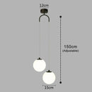 Axyaa Glass LED Pendant Lights, High-Quality Hanging Lamp for Modern Decor