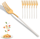 Axyaa Stainless Steel Dinner Fork Set of 8 Pieces