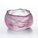 Axyaa Pink Handmade Glass Japanese First Snow Tea Cups