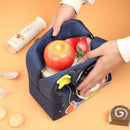 Axyaa Cartoon Animal Lunch Bag: 3D Steroe, Insulated, Waterproof Kids Tote