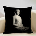 Axyaa Buddhist Portrait Art Pillowcase Home Decor Cushion Cover 45x45cm