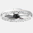 Axyaa 50CM Modern Silent LED Ceiling Fan with Remote for Living Room