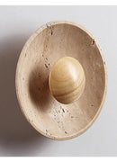 Axyaa Wabi Sabi Wooden Style Wall Lamp for Bedroom and Living Room