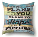 Axyaa Nordic Pillowcase Set - Simple Letter Design for Home, Hotel, Car Decoration