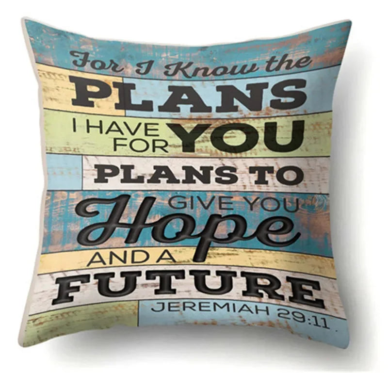 Axyaa Nordic Pillowcase Set - Simple Letter Design for Home, Hotel, Car Decoration