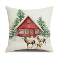 Axyaa Christmas Pine Branch Wreath Pillowcases 45x45 cm
