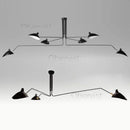 Axyaa Mouille Ceiling Lamp 3/6-Head Spider Pendant Light for Home Decor