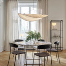 Axyaa Cloud Chandelier: Danish Paper Pendant Lamp for Home Décor