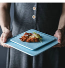 Axyaa Ceramic Dining Plate Cake Plate Sushi Plate Western Dining Plate