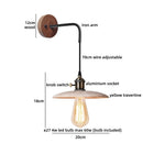 Axyaa Wabi Sabi LED Wall Lamp Yellow Stone Vintage Industrial Bedroom Stair Light
