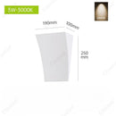 Axyaa LED Gypsum Wall Lamp for Bedroom Living Room Decor