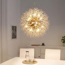 Axyaa Sparkle Ball LED Chandelier - Unique Crystal Lighting for Home & Restaurant