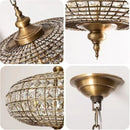 Axyaa French Retro Crystal Chandelier - High-end Medieval Design for Living Room & Restaurant