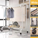 Axyaa Floor-to-Ceiling Clothes Rack: Indoor Drying Hanger & Coat Rack