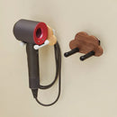 Axyaa Wood Hair Dryer Rack | Wall-mounted Light Luxury Bracket Storage Rack