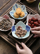 Axyaa Bamboo Tray Set for Dim Sum, Fruits & Dried Snacks
