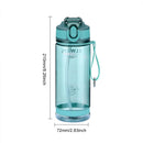 Axyaa 800ml Sports Water Bottle with Straw, Leak Proof for Camping & Hiking