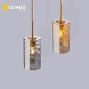 Axyaa Rippled Glass Multi-Head Pendant Light for Dining Room & Kitchen