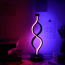 Axyaa Twist Shape USB Desk Lamp in Purple