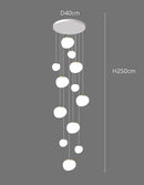 Axyaa Modern LED Pendant Light Chandeliers for Home Decor