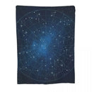 Axyaa Constellation Star Map Throw Blanket for Stylish Sofas and Beds