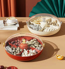 Axyaa Fruit & Snack Tray: Stylish Living Room Storage for Dried Fruits, Candy, Coffee Table