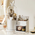 Axyaa Rotating Brush Shelf Organizer with Drawer Storage - Bedroom & Living Room Organized