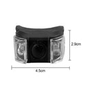 Axyaa Silicone Bike Light Set: Waterproof LED Front & Tail Lantern - Bright Flashlight