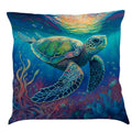 Axyaa Ocean Series Pillowcase - Fish Sea Turtle Whale Printed Cushion Cover