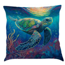 Axyaa Ocean Series Pillowcase - Fish Sea Turtle Whale Printed Cushion Cover