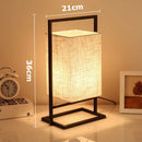 Axyaa Chinese Linen LED Desk Lamp: Classical Simplicity for Study, Reading, and Bedroom