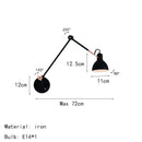 Axyaa LED Wall Lamp - Minimalist Design for Bedroom, Study, Living Room