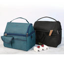 Axyaa Double Lunch Pack Insulated Bag - Large Capacity for Children's Picnic or Camping
