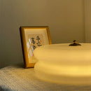 Axyaa Glass Egg Tart Ceiling Lamps - Nordic Cream Minimalist Style