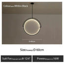 Axyaa Nordic Art LED Pendant Lamp for Modern Restaurant and Bar Counter
