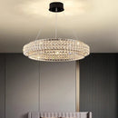 Axyaa Luxury Crystal Chandelier Pendant Light for Living Room Dining Room Ceiling