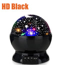 Axyaa Starry Night Light Projector 360° Rotation 12 Color Changing LED USB Lamp