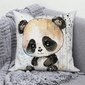 Axyaa Animal Print Decorative Pillowcase for Sofa, Car, Living Room