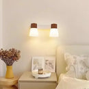 Axyaa Double Head Glass Wall Sconce for Home Decor