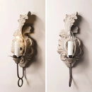 Axyaa Retro Resin Wall Lamp | French Style Candle Wall Light for Living Room