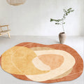 Axyaa Creative Arts Irregular Rug for Bedroom Home Decor Anti-Slip Living Room Carpet
