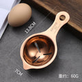 Axyaa Stainless Steel Egg White Separator Yolk Filter Spoon Divider Funnel