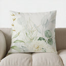 Axyaa Eucalyptus Greenery Floral Pillow Cover for Sofa, Bedroom, Car