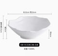 Axyaa Ceramic Salad Bowl 9-Inch Vegetable Fruit Plate Creative Tableware Dish