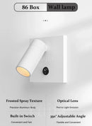 Axyaa LED Wall Sconce Lamp 3W Warm Light Adjustable Angle 350° Easy Install
