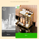 Axyaa 3 Tier Vanity Tray Gold Shelf - Cosmetics & Spice Organizer