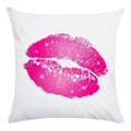 Axyaa Red Lips Pattern Pillowcase — Colorful Home Decor