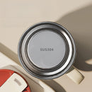 Axyaa Double-Wall Insulated Stainless Steel Coffee Cup Mug with Lid