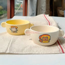 Axyaa Double Ear Cute Cartoon Bowl for Children's Dining - 4.4 inch Bowl